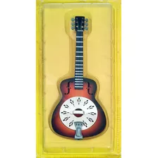 Miniatura Guitar Collection Violão Ressonador + Suporte