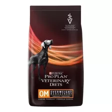 Alimento Pro Plan Veterinary Diets Om Overweight Management Canine Para Perro Adulto Todos Los Tamaños Sabor Mix En Bolsa De 2.72kg