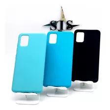 Silicon Case Protector Para Samsung A51 Con Vidrio Incluído