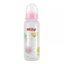 Mamadeira Anticólica Menina 3m+ Nuby 240ml - Nuby