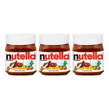 Kit 3 Chocolate Creme De Avelã Gigante Ferrero Nutella 650g