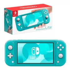 Nintendo Switch Lite 32gb Standard Cor Azul-turquesa