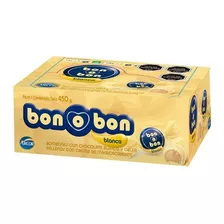 Bombón Bon O Bon Chocolate Blanco 30 Un. X 15 Grs