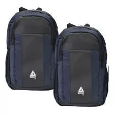 Set Kit De 2 Morrales Industry Bag Maleta Laptop Impermeable