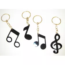 70 Chaveiros Notas Musicais Brindes 4 X 3 Cm Frete Grátis