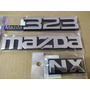 Combo 3 Emblemas Traseros Mazda 323 Coup Genricos Bajo Ped Mazda 323 SEDAN