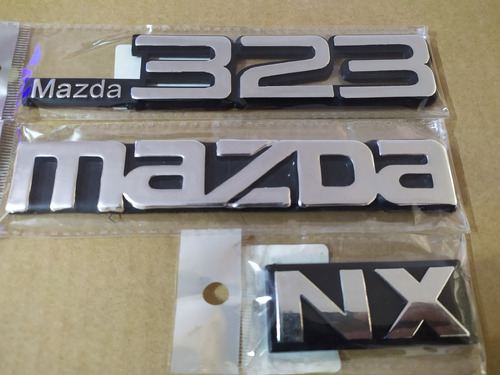 Foto de Combo De Emblemas Mazda 323 Nx Bajo Pedido Genricos Nuevos 