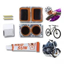 Kit Reparo Remendo Pneu Bike Emergencia Acessorio Bicicleta