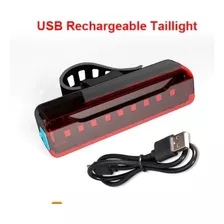 Luz Traseira Bike Recarregável Bicicleta Led Segurança Top