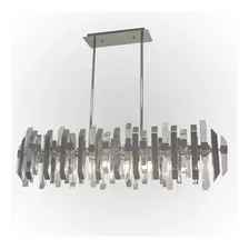 Lustre Pendente Cristal Praga 8 Lâmpadas Mantra 30548