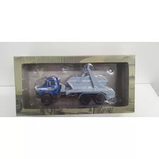 Miniatura Caminhão Mercedes Caçamba Limpa Entulho 1/43