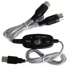 Cable Adaptador De Usb A Midi Conecta Organo A Tu Pc