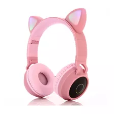 Auriculares Estilo Cat Ear, Bluetooth Led, Con Micrófono