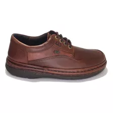 Zapatos Confort De Hombre Acordonados Cuero Vacuno (17/806)