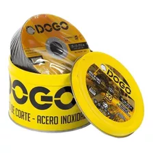 Pack 50 Discos De Corte Recto Dogo Acero 115 X 1,0 X 22,2