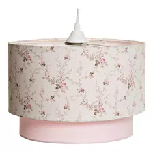 Lustre Tubular Duplo Rosa Quarto Bebê Infantil Menina