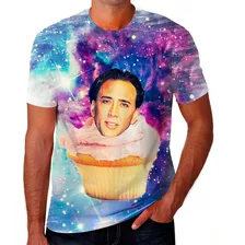 Camiseta Camisa Nicolas Cage Ator Artista Filmes Oscar Kh13