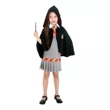 Capa Fantasia Hermione Harry Potter Infantil Licenciada C/nf