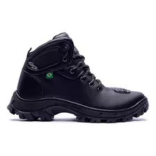 Bota Masculina Cano Alto Motociclista Adventure Motoboy 