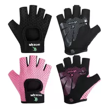 Guantes Entrenamiento Mujer Hombre Ajustables Gym Transpirab