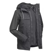 Casaca Impermeable 3en1 Forclaz® Travel 100 Hom Negro