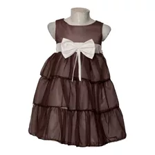 Vestido Fiesta Niña Cocktail Rosa T - 1 2 3 3x Envio Gratis