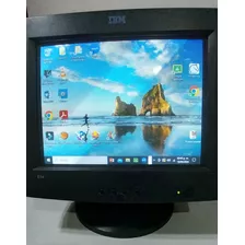 Monitor Ibm. Conexión Vga. 15' Pulgadas. Negro. 