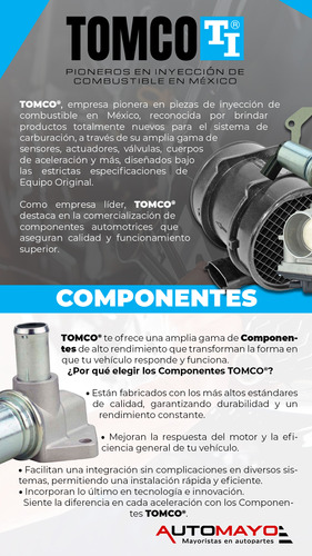 Inyector Combustible Tomco Impala V6 3.5l 2006 A 2011 Foto 4