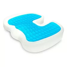 Cojin Gel Ortopédico C/memoria Viscoelástica + Funda Asiento