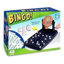 Jogo De Mesa Brinquedo Bingo Com Globo Cartelas