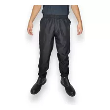 Calça Em Oxford Uniforme Para Trabalho Com Elástico