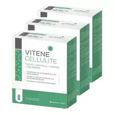 Pack X 3 Anti Celulitis Vitene Cellulite Firmeza X 30 Comp