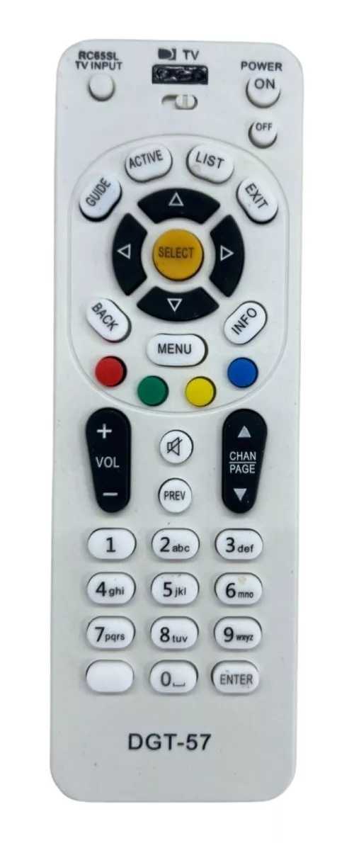 Control Genérico De Decodificador Directv Direc Tv + Pilas