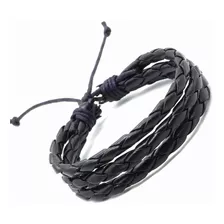 Brazalete Pulsera Manilla Cuero Hombre + Envio Gratis 