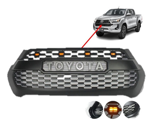 Foto de Persiana Led Trd Para Toyota Hilux 2021/2022+