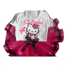 Conjunto Tutu Niña Hello Kitty Cumpleaños