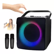 Bocina Altavoz Inalámbrico Portáti Con De Karaoke Bluetooth