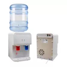 Dispenser De Mesa Agua Fria Caliente Mate Bidon 10 Y 20 L Color Blanco