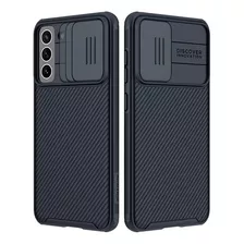 Capa Capinha Anti Impacto Nillkin Camshield Galaxy S21 Fe 5g Cor Preto