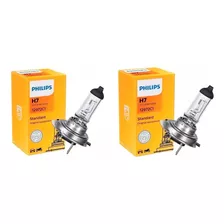 10 Lâmpadas Halogena Automotiva H7 Philips 12v 55w Atacado