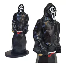 Boneco Panico Ghost Face Action Figure Colecionável Resina