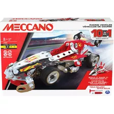 Kit Meccano Racing De Juguete De Construcción 10 En 1 Con 22