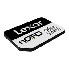 Memoria Lexar Nano (nm) 64gb 90mb R-s 70mb R-w S/adap