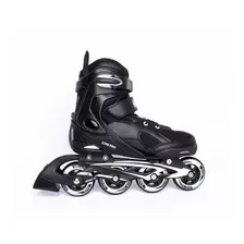 Patin Inline Roller Fitness Adulto Negro Talla L Hook