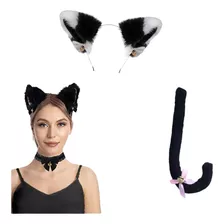 Disfraz Cosplay Adolescente/mujer Gata Negra+accesorios