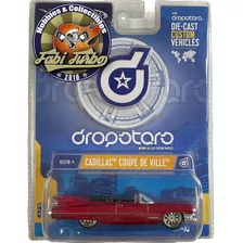 Hot Wheels Dropstars 1:50 59 Cadillac Coupe Deville Vermelho