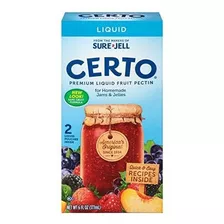 Certo De Premium Liquid Pectina De Fruta (6 Cajas Oz Fl, Paq