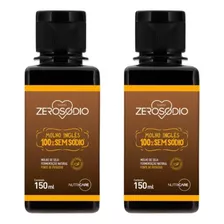 2x Molho Inglês Sem Sódio 150ml - Vegano, Sem Glúten