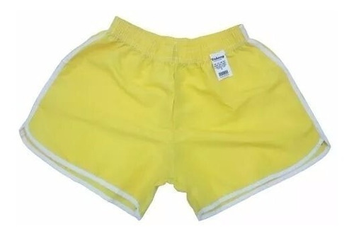 Kit 04 Shorts Feminino Praia Tactel Adulto Plus Size Liso Extra