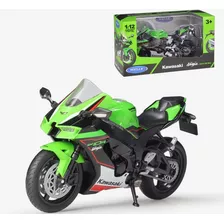 Miniatura Ninja Zx-10r Krt Kawasaki Racing Team 1:12 (17 Cm)